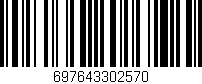 Código de barras (EAN, GTIN, SKU, ISBN): '697643302570'