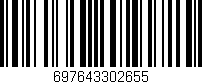 Código de barras (EAN, GTIN, SKU, ISBN): '697643302655'