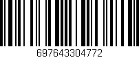 Código de barras (EAN, GTIN, SKU, ISBN): '697643304772'