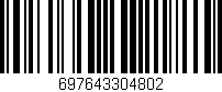 Código de barras (EAN, GTIN, SKU, ISBN): '697643304802'