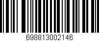 Código de barras (EAN, GTIN, SKU, ISBN): '698813002146'