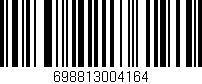 Código de barras (EAN, GTIN, SKU, ISBN): '698813004164'