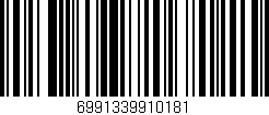 Código de barras (EAN, GTIN, SKU, ISBN): '6991339910181'