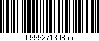 Código de barras (EAN, GTIN, SKU, ISBN): '699927130855'