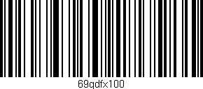Código de barras (EAN, GTIN, SKU, ISBN): '69qdfx100'