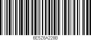 Código de barras (EAN, GTIN, SKU, ISBN): '6E5Z6A228B'
