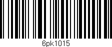 Código de barras (EAN, GTIN, SKU, ISBN): '6pk1015'