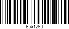 Código de barras (EAN, GTIN, SKU, ISBN): '6pk1250'