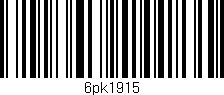 Código de barras (EAN, GTIN, SKU, ISBN): '6pk1915'