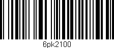 Código de barras (EAN, GTIN, SKU, ISBN): '6pk2100'