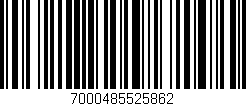 Código de barras (EAN, GTIN, SKU, ISBN): '7000485525862'