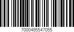 Código de barras (EAN, GTIN, SKU, ISBN): '7000485547055'