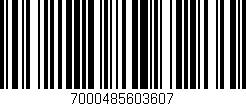 Código de barras (EAN, GTIN, SKU, ISBN): '7000485603607'