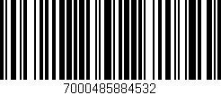 Código de barras (EAN, GTIN, SKU, ISBN): '7000485884532'