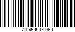 Código de barras (EAN, GTIN, SKU, ISBN): '7004589370663'