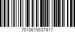 Código de barras (EAN, GTIN, SKU, ISBN): '7010615537917'