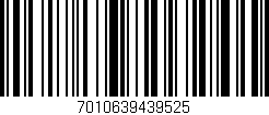Código de barras (EAN, GTIN, SKU, ISBN): '7010639439525'