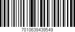 Código de barras (EAN, GTIN, SKU, ISBN): '7010639439549'