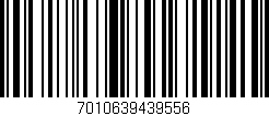 Código de barras (EAN, GTIN, SKU, ISBN): '7010639439556'