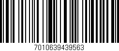 Código de barras (EAN, GTIN, SKU, ISBN): '7010639439563'