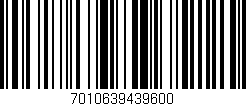 Código de barras (EAN, GTIN, SKU, ISBN): '7010639439600'