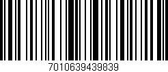 Código de barras (EAN, GTIN, SKU, ISBN): '7010639439839'