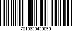 Código de barras (EAN, GTIN, SKU, ISBN): '7010639439853'