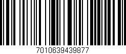Código de barras (EAN, GTIN, SKU, ISBN): '7010639439877'