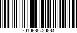 Código de barras (EAN, GTIN, SKU, ISBN): '7010639439884'