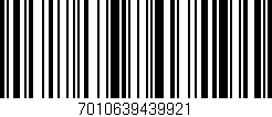 Código de barras (EAN, GTIN, SKU, ISBN): '7010639439921'