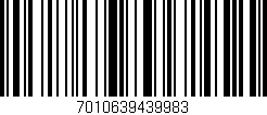 Código de barras (EAN, GTIN, SKU, ISBN): '7010639439983'