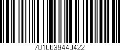 Código de barras (EAN, GTIN, SKU, ISBN): '7010639440422'