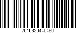 Código de barras (EAN, GTIN, SKU, ISBN): '7010639440460'