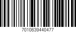 Código de barras (EAN, GTIN, SKU, ISBN): '7010639440477'