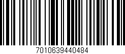 Código de barras (EAN, GTIN, SKU, ISBN): '7010639440484'