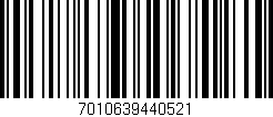 Código de barras (EAN, GTIN, SKU, ISBN): '7010639440521'