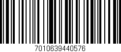 Código de barras (EAN, GTIN, SKU, ISBN): '7010639440576'