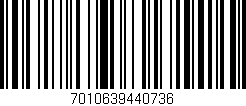 Código de barras (EAN, GTIN, SKU, ISBN): '7010639440736'