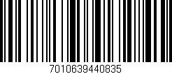 Código de barras (EAN, GTIN, SKU, ISBN): '7010639440835'
