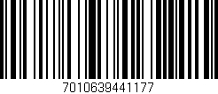 Código de barras (EAN, GTIN, SKU, ISBN): '7010639441177'
