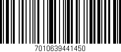 Código de barras (EAN, GTIN, SKU, ISBN): '7010639441450'