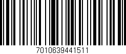 Código de barras (EAN, GTIN, SKU, ISBN): '7010639441511'
