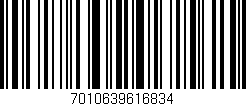Código de barras (EAN, GTIN, SKU, ISBN): '7010639616834'