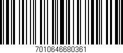 Código de barras (EAN, GTIN, SKU, ISBN): '7010646680361'