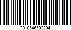Código de barras (EAN, GTIN, SKU, ISBN): '7010646683294'