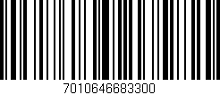 Código de barras (EAN, GTIN, SKU, ISBN): '7010646683300'