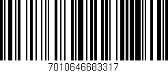 Código de barras (EAN, GTIN, SKU, ISBN): '7010646683317'