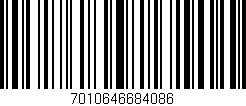 Código de barras (EAN, GTIN, SKU, ISBN): '7010646684086'