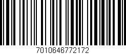 Código de barras (EAN, GTIN, SKU, ISBN): '7010646772172'