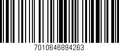 Código de barras (EAN, GTIN, SKU, ISBN): '7010646894263'